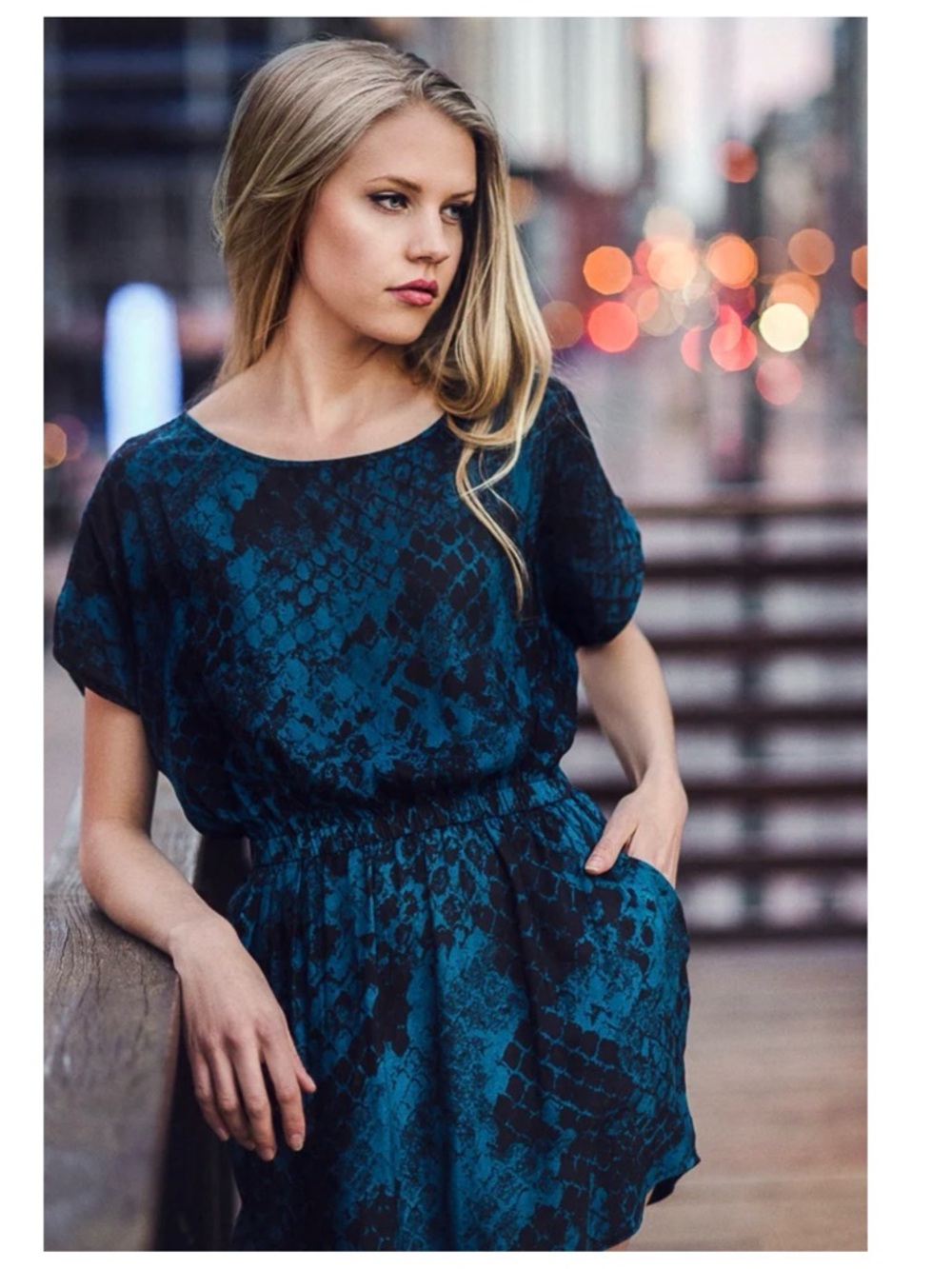 EXPRESS Dress‎ Teal XS